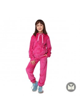Timbo малиновый велюровый спортивный костюм для девочки Monica K074238